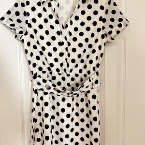 Black and White Button Up Sundress